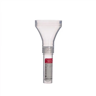 Laboratorietillbehör 5 ml salivuppsamlarbehållare Tube Salivtestsatser